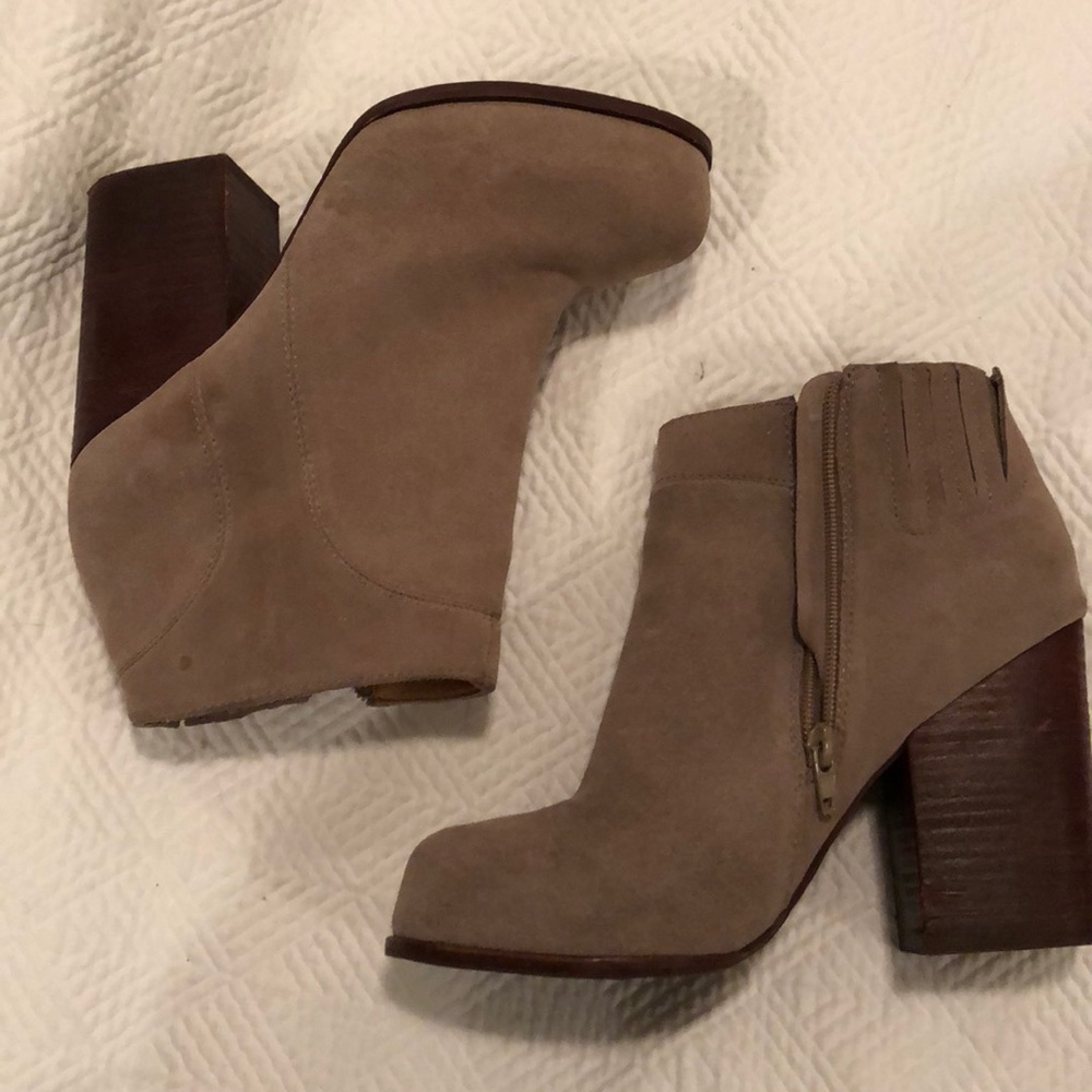Jeffrey Campbell suede booties